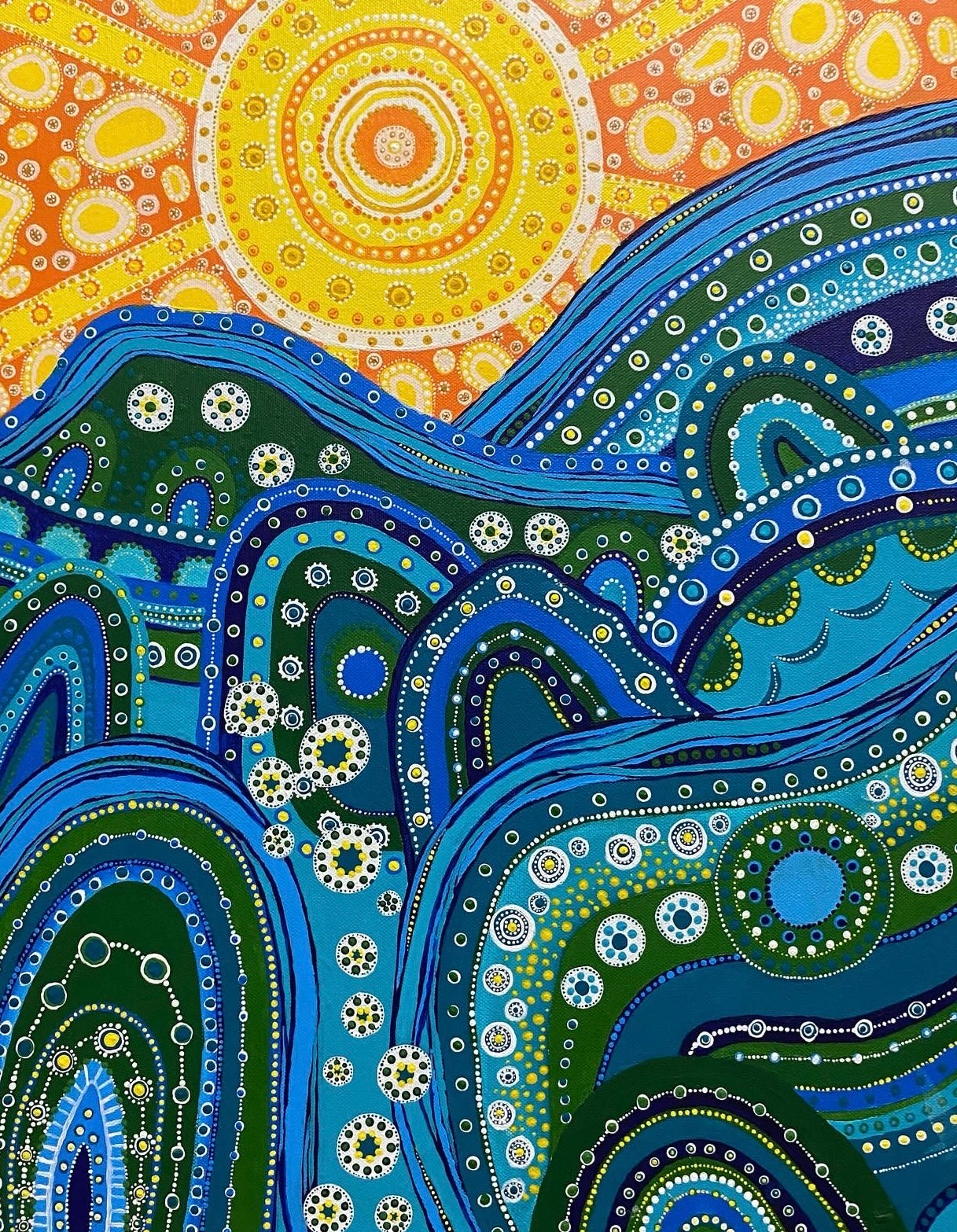 Mum’s Painting; Original Painting