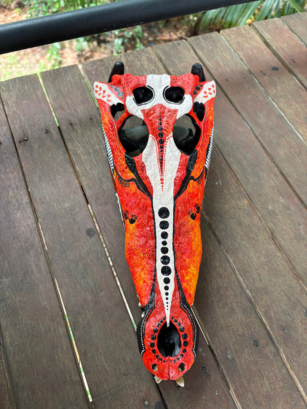 Commission Crocodile Skull