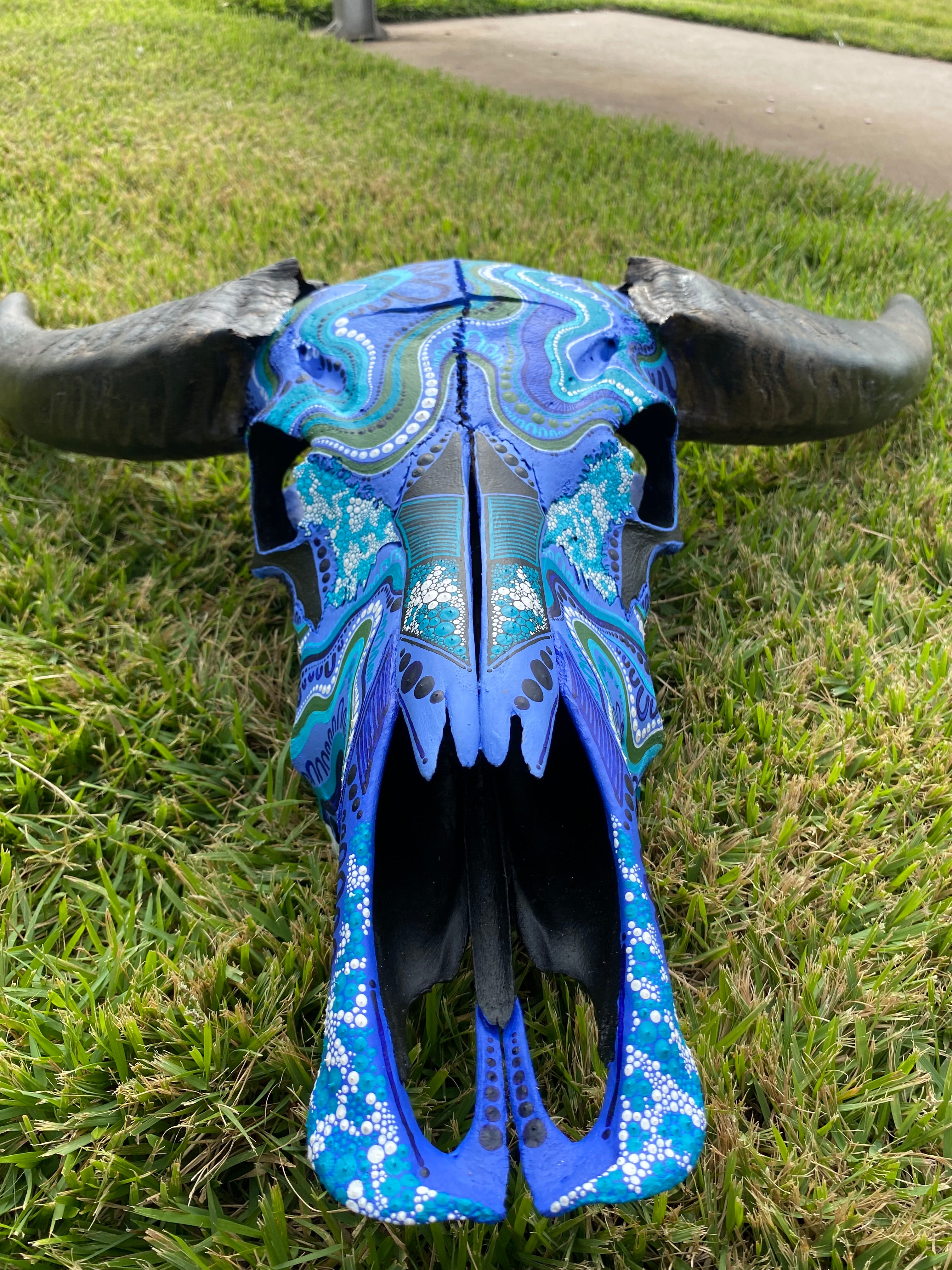 Buffalo Skull; Water