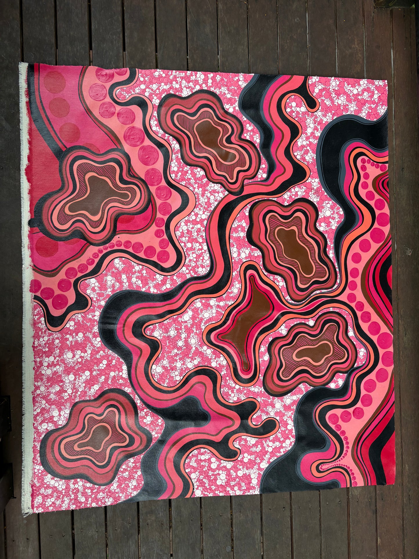 Pink Original Painting