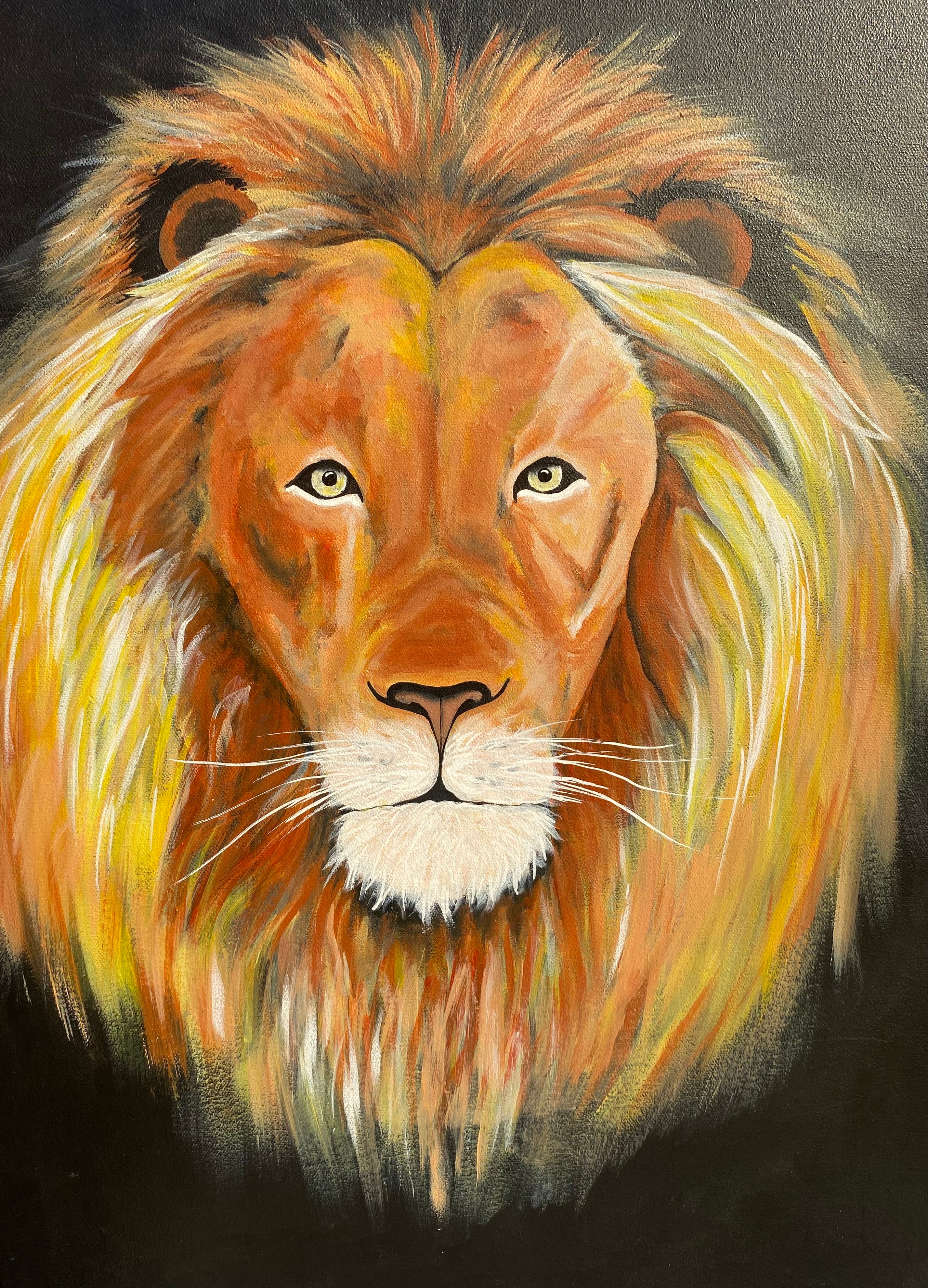 Lion; Original Painting