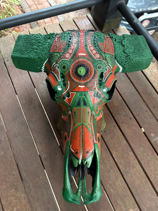 Commission Buffalo Skull
