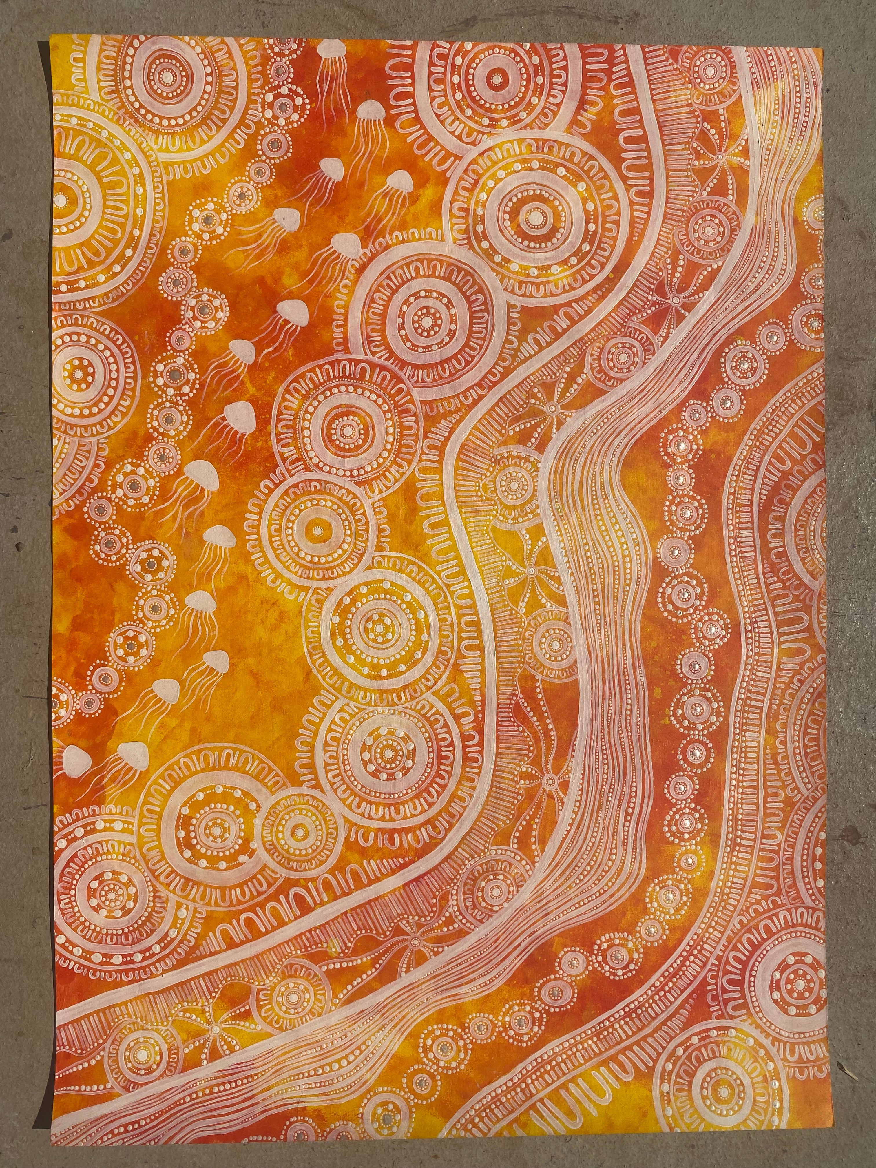 Mindfulness; Original Painting