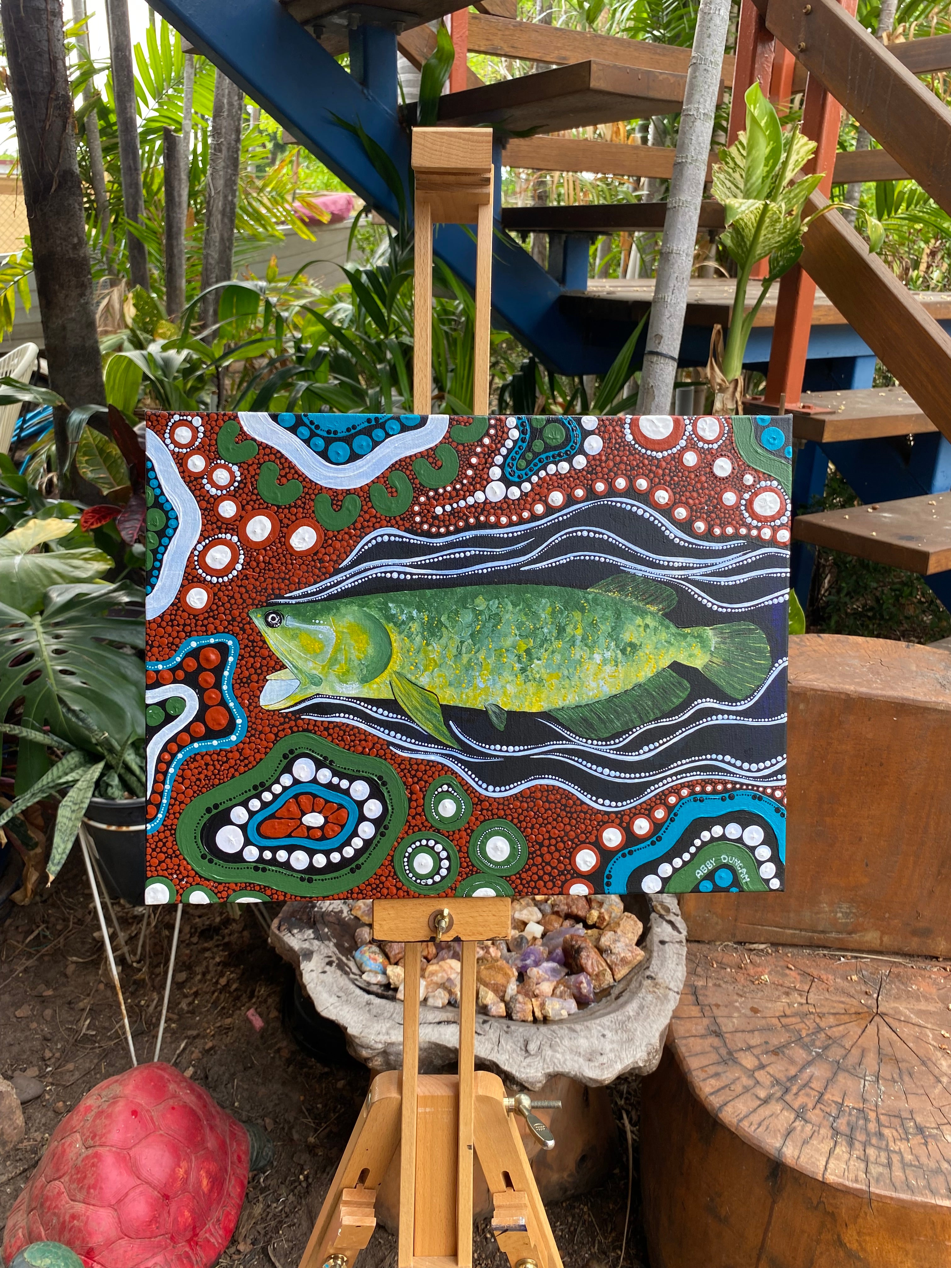 Saratoga; Original Painting