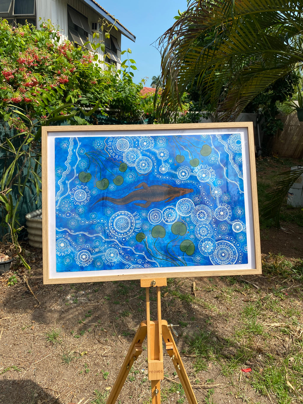 NT Crocodile; Original Painting