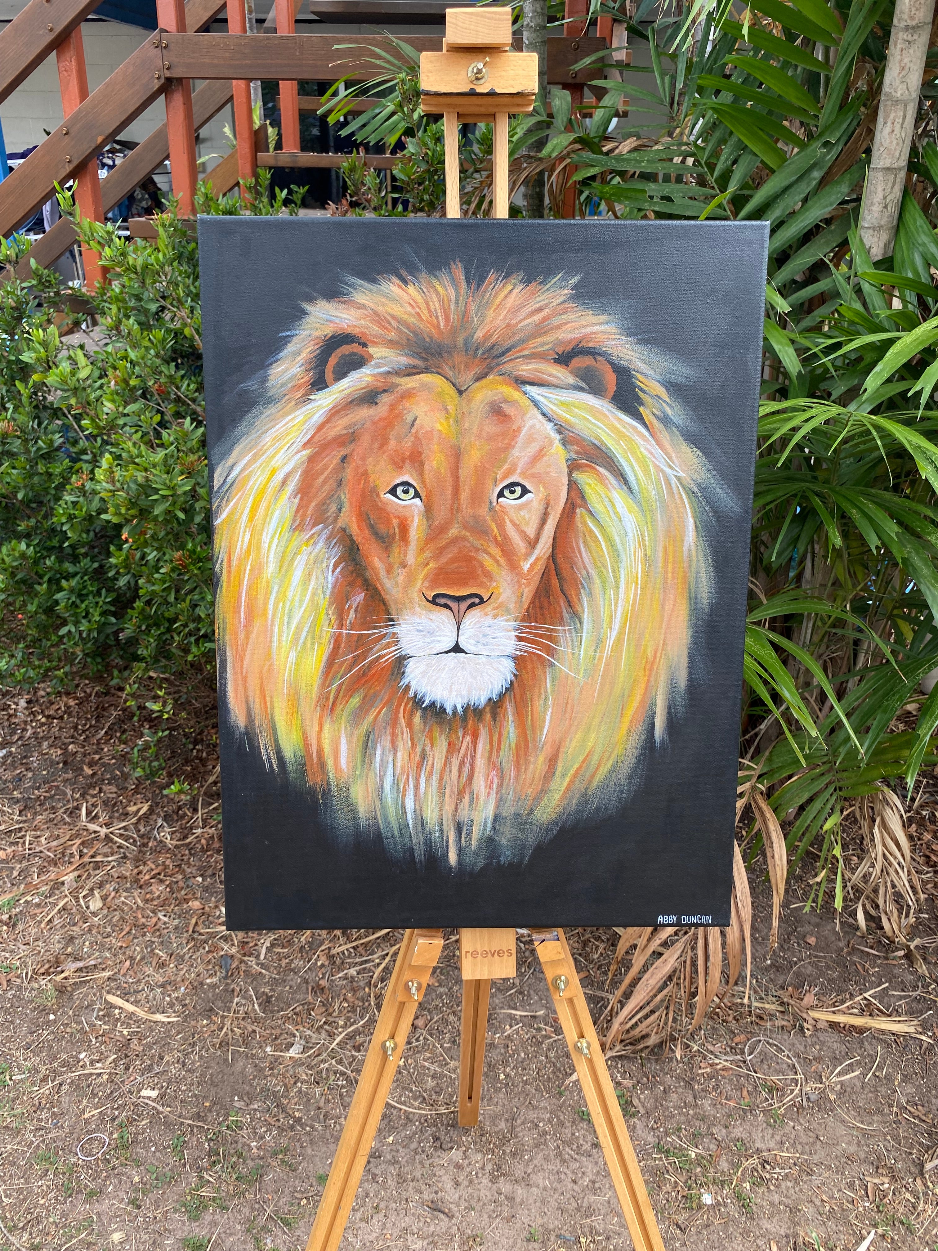 Lion; Original Painting