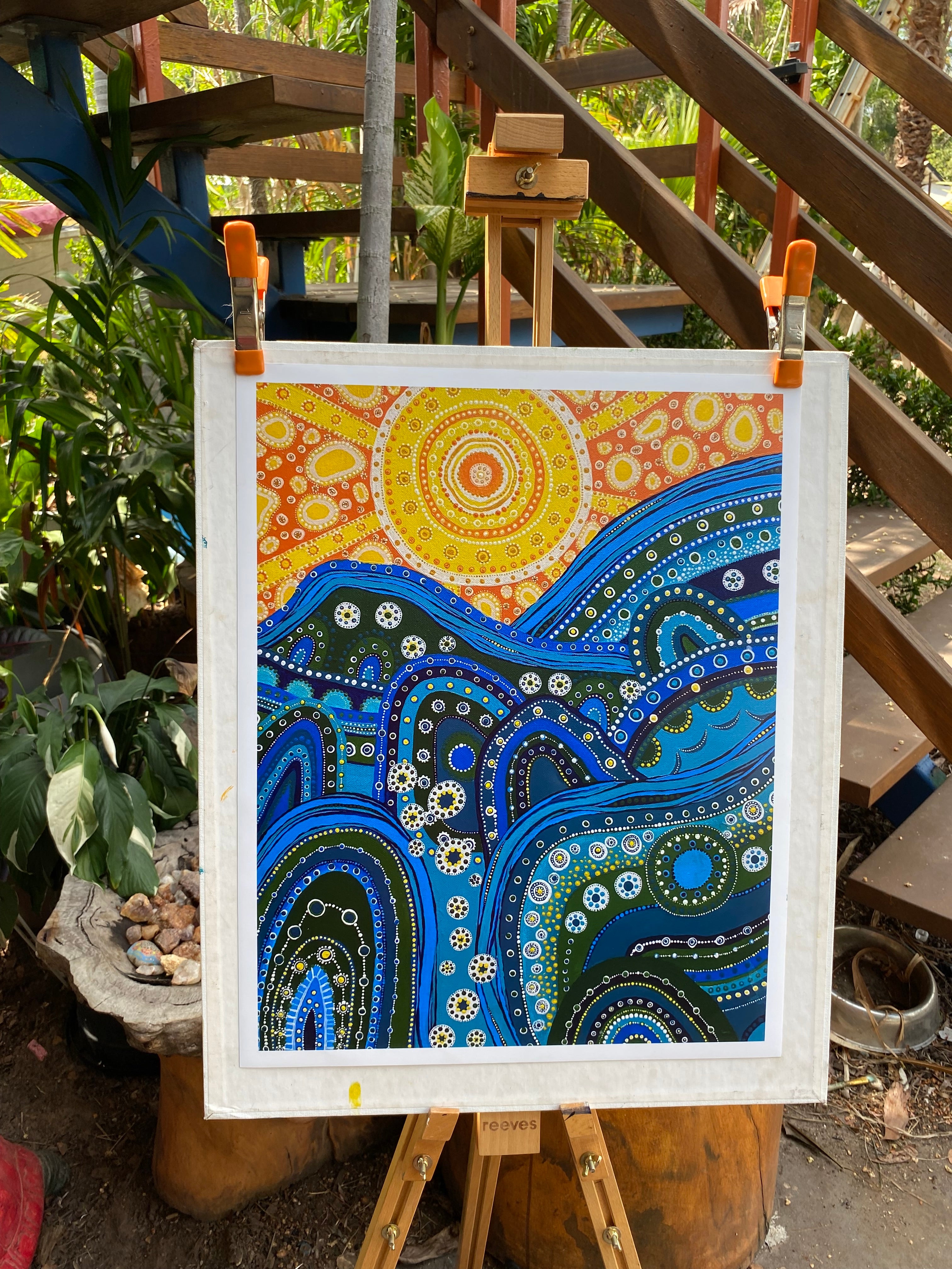 Mum’s Painting; PRINT