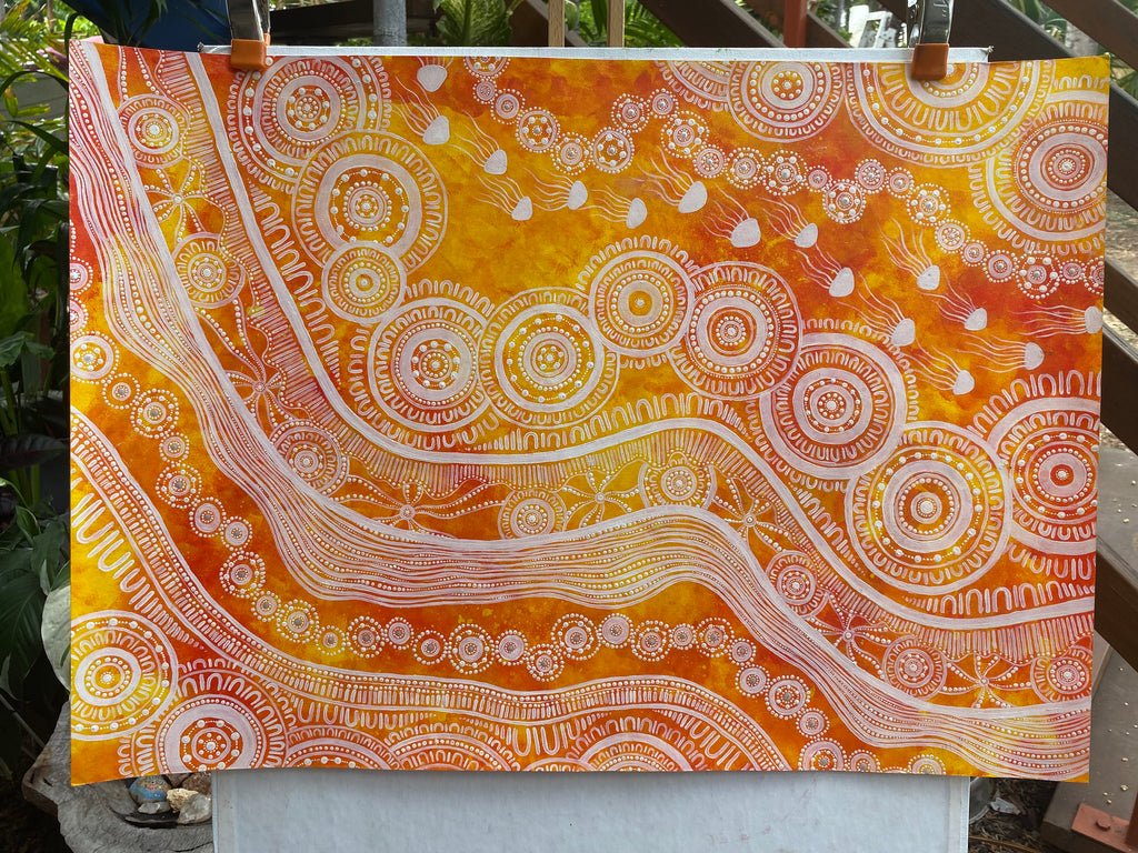 Mindfulness; Original Painting