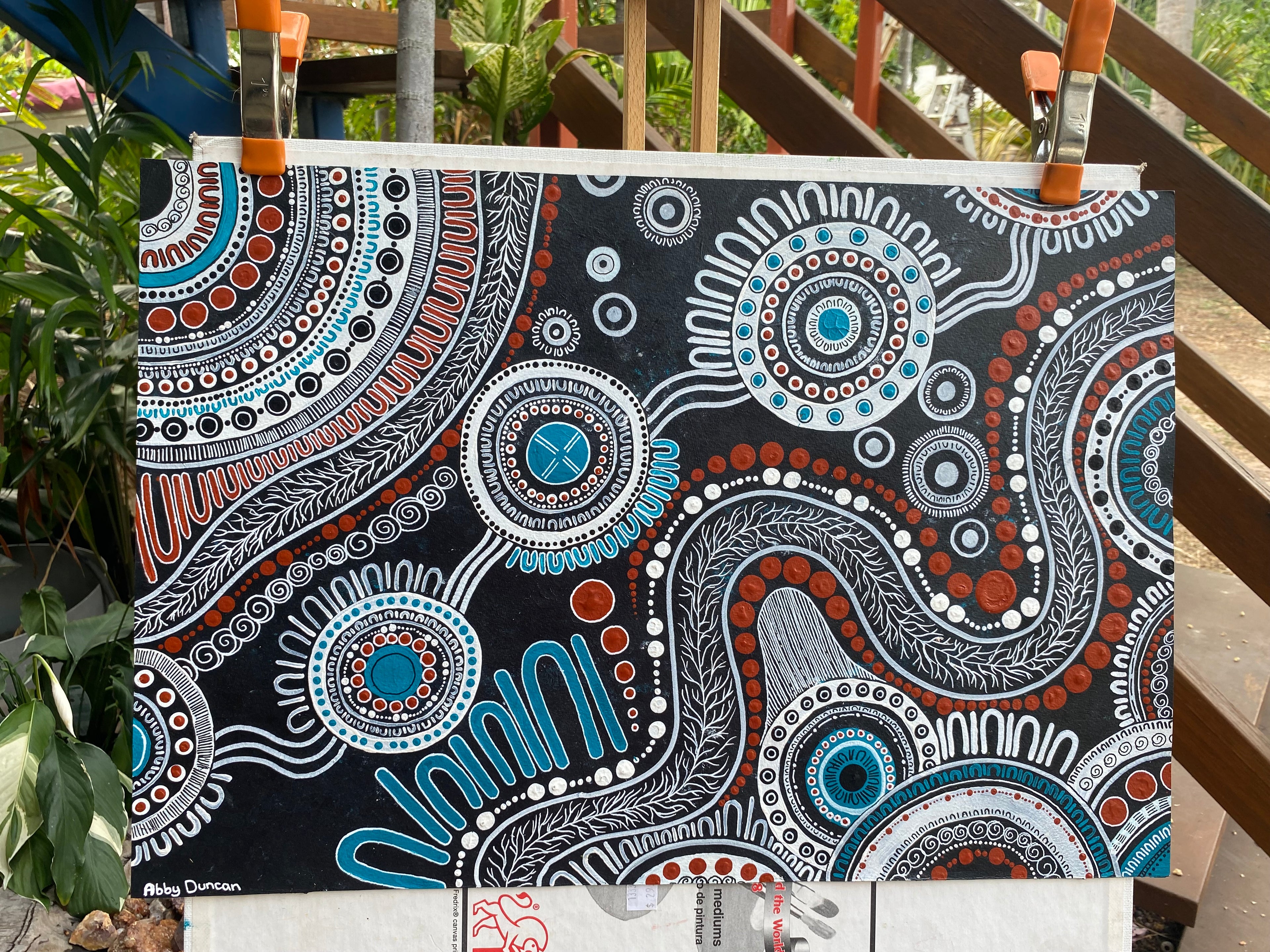 Fresh WaterBlack; Original Painting