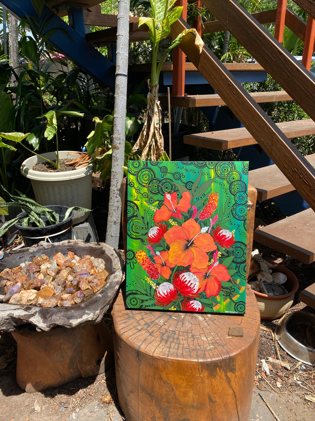 Hibiscus; Original Painting