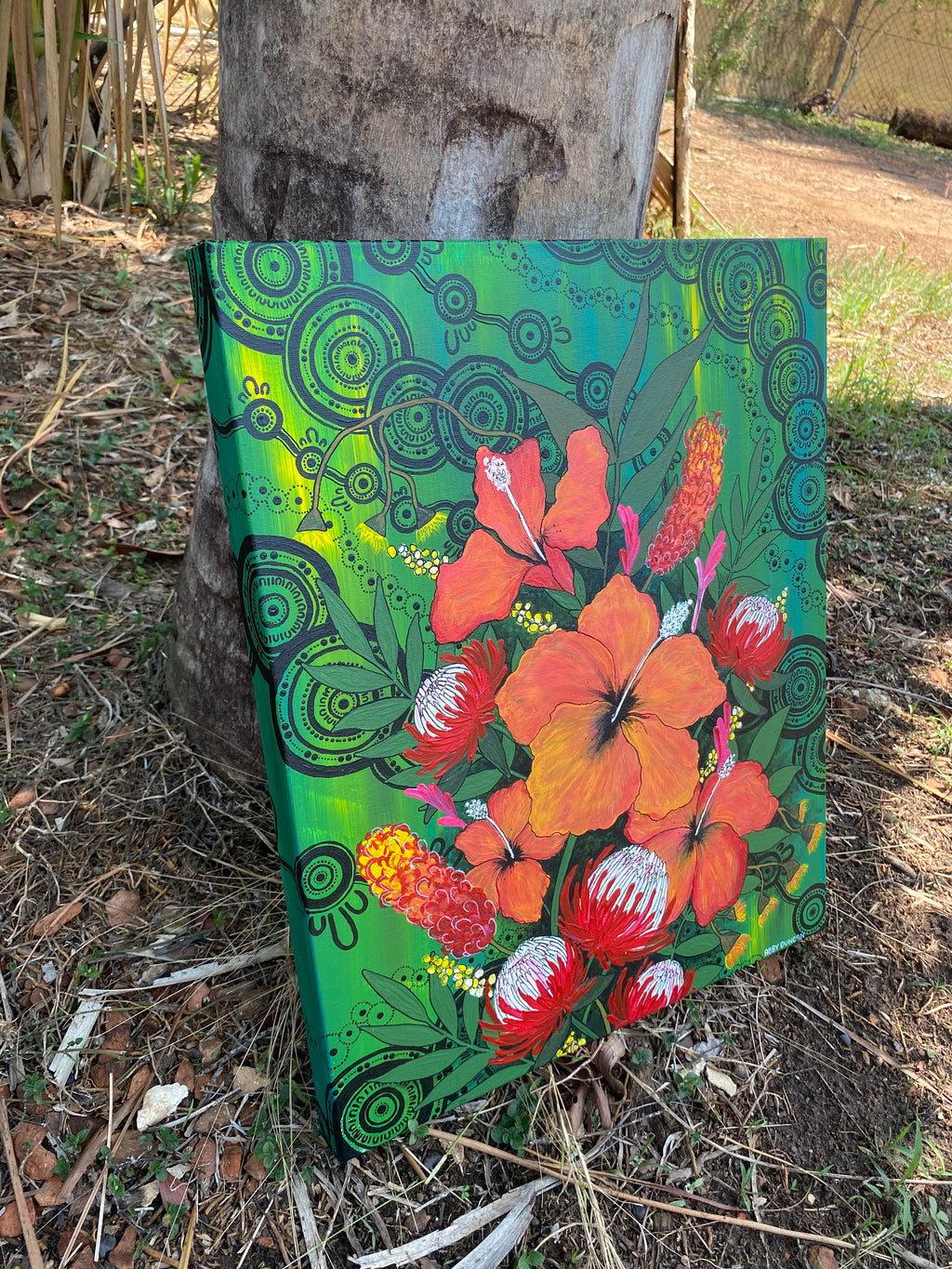 Hibiscus; Original Painting