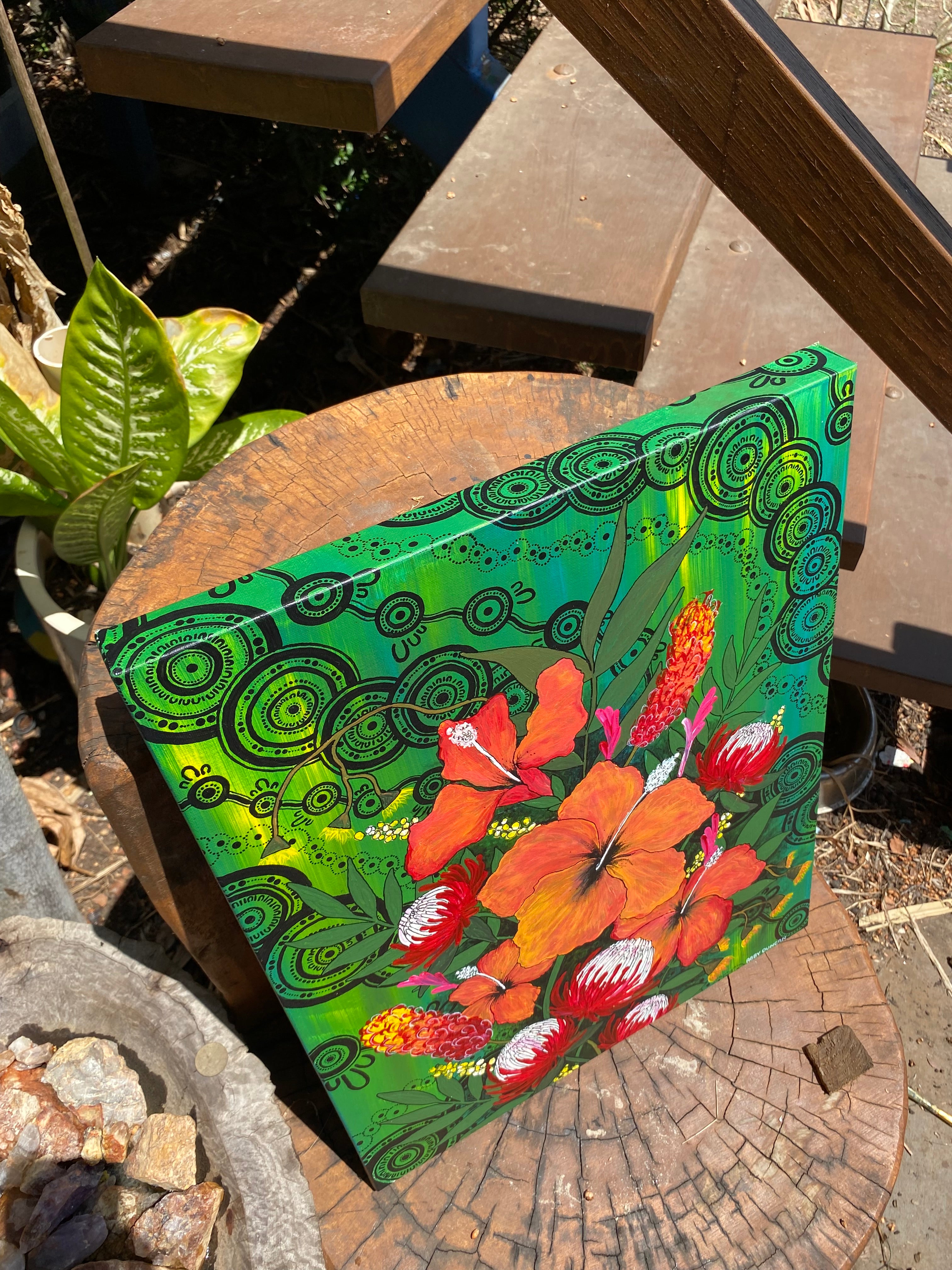Hibiscus; Original Painting