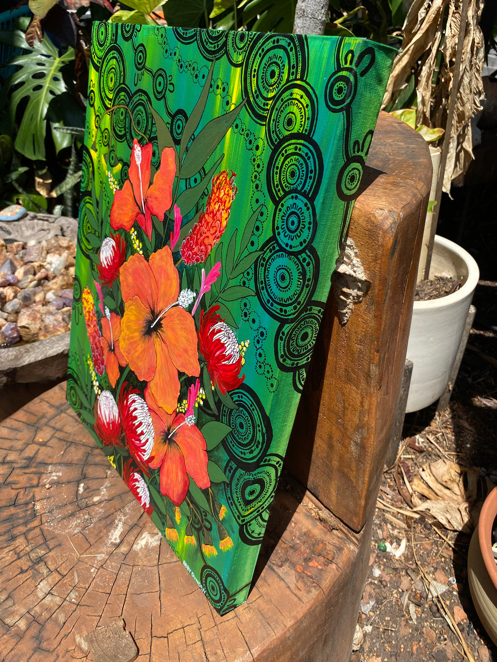 Hibiscus; Original Painting