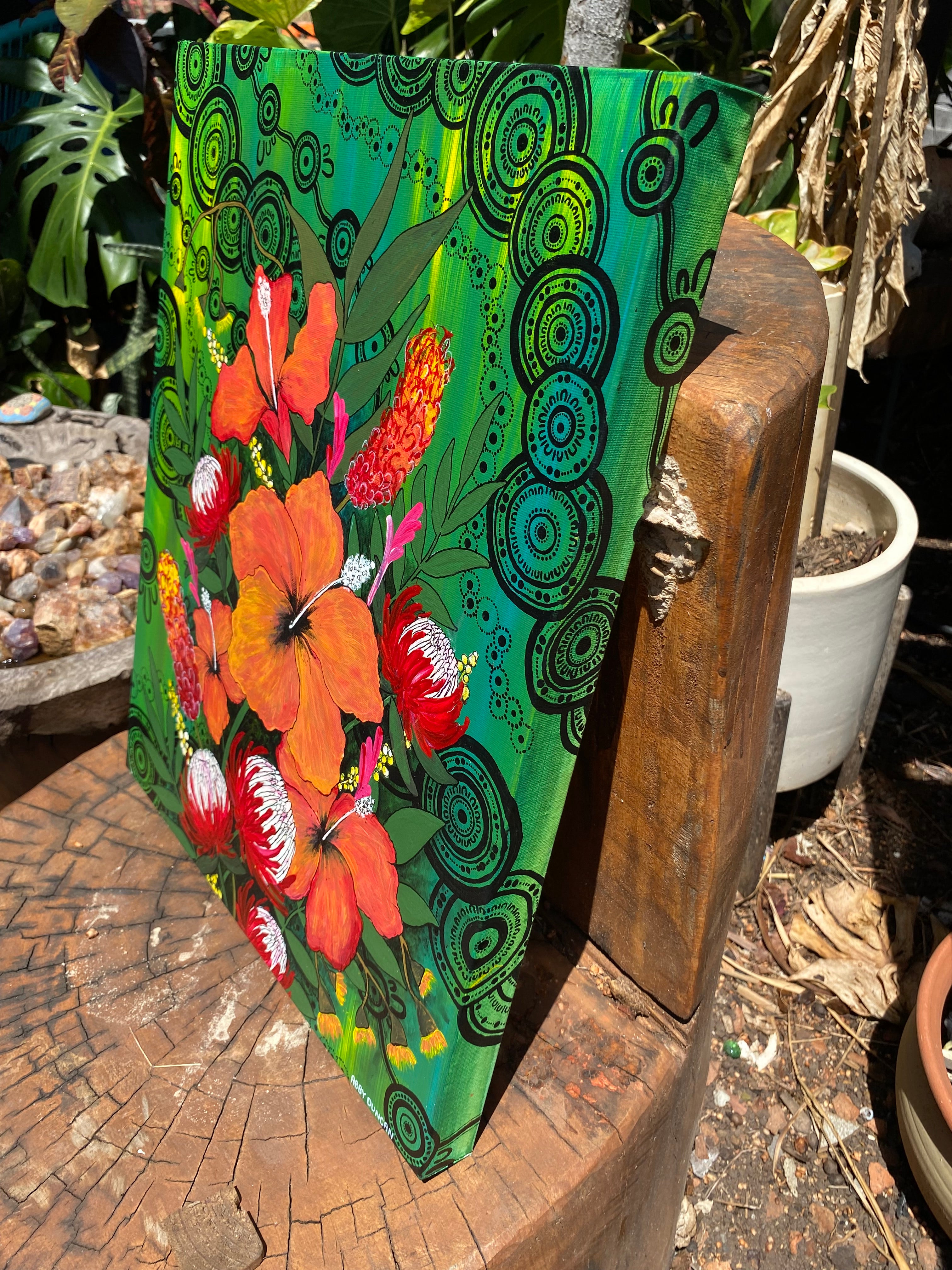Hibiscus; Original Painting