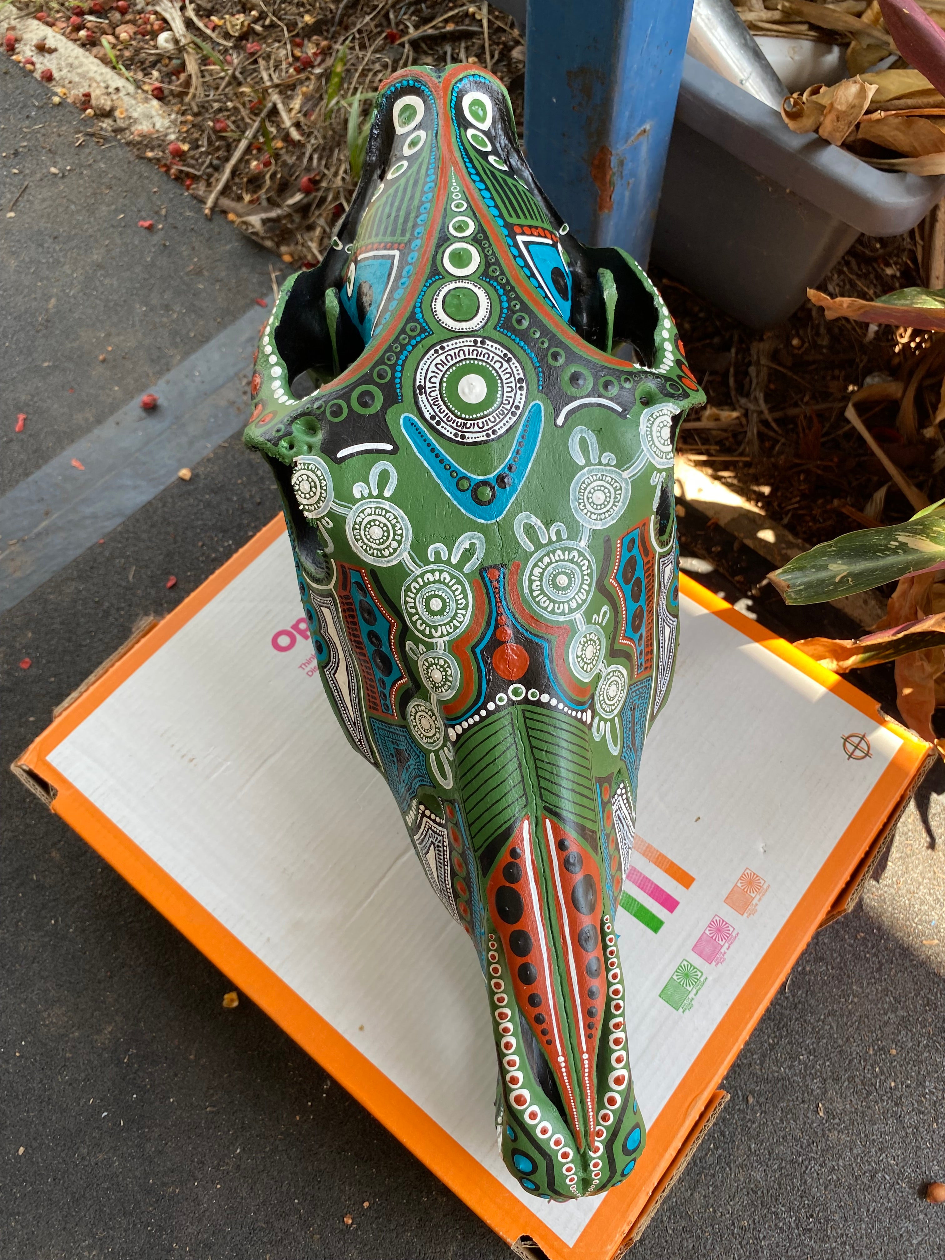 Horse Skull Painting