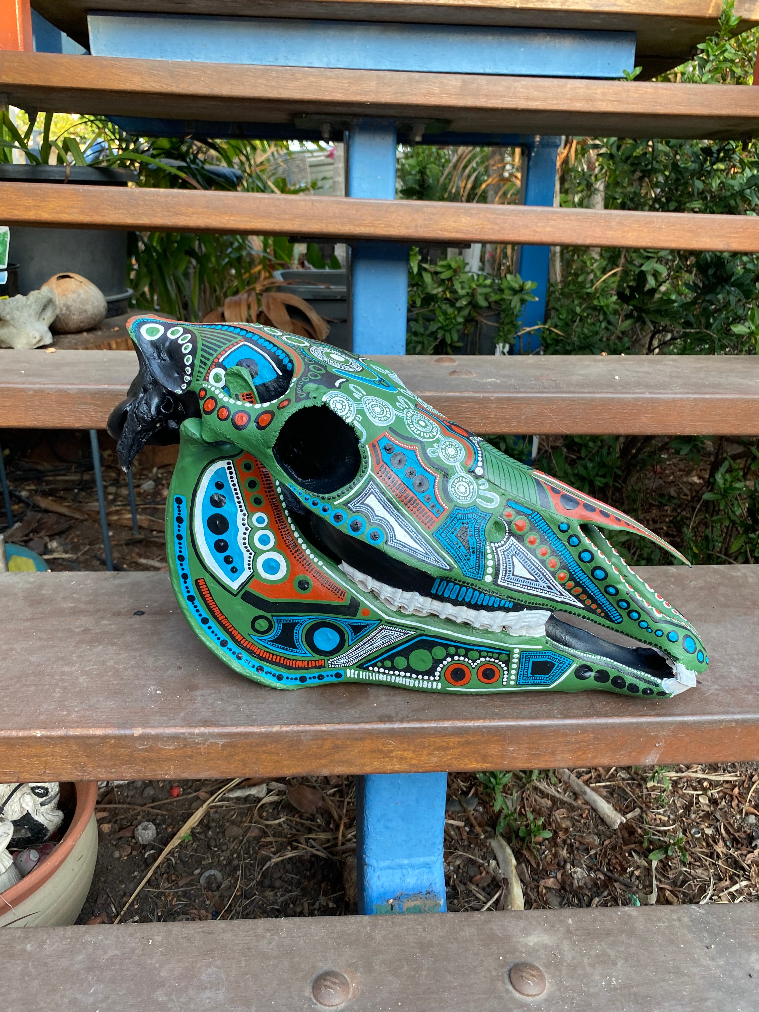 Horse Skull Painting