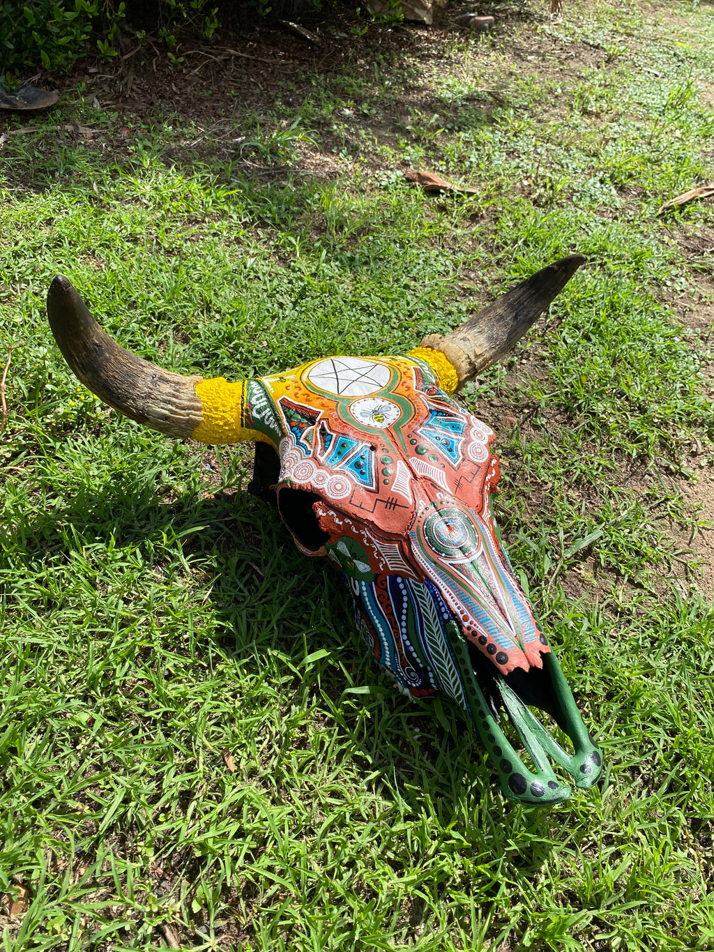 Commission Bull Skull; Bee