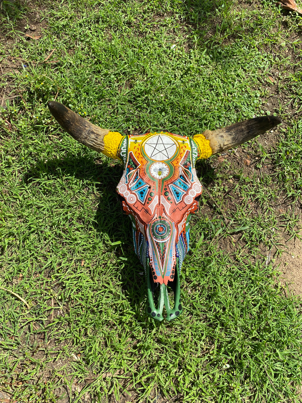 Commission Bull Skull; Bee