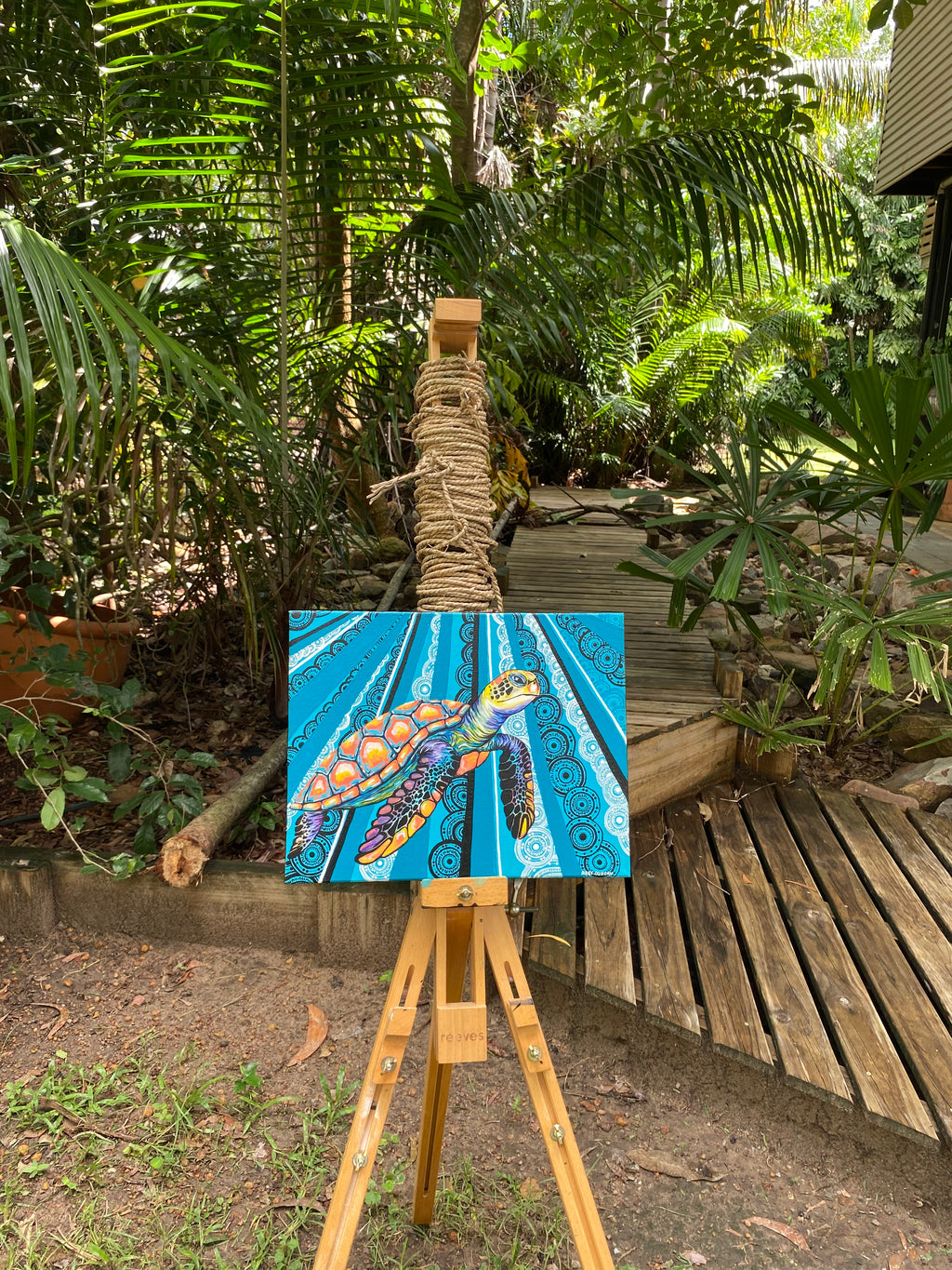 Turtle; Original Painting