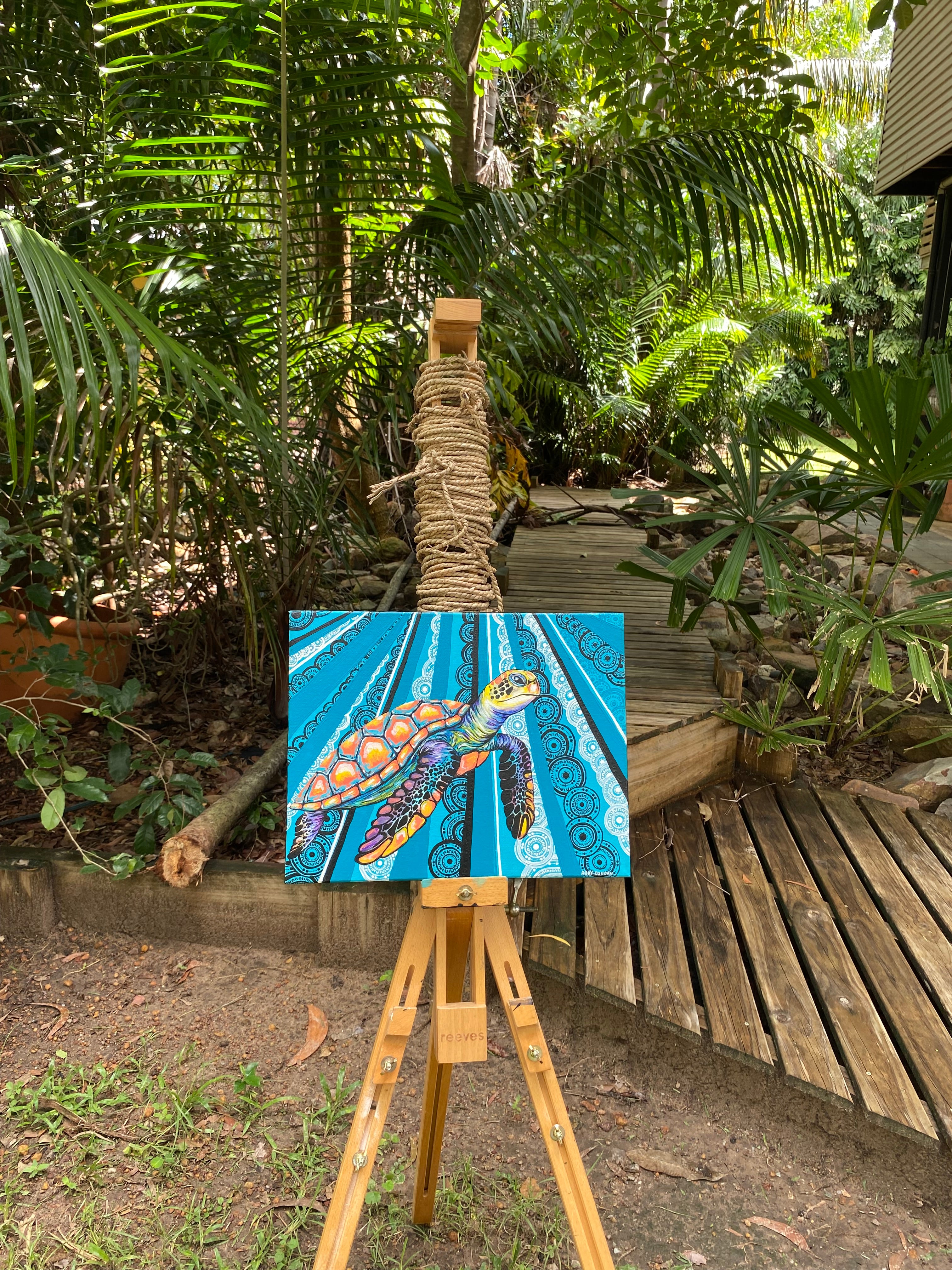 Turtle; Original Painting