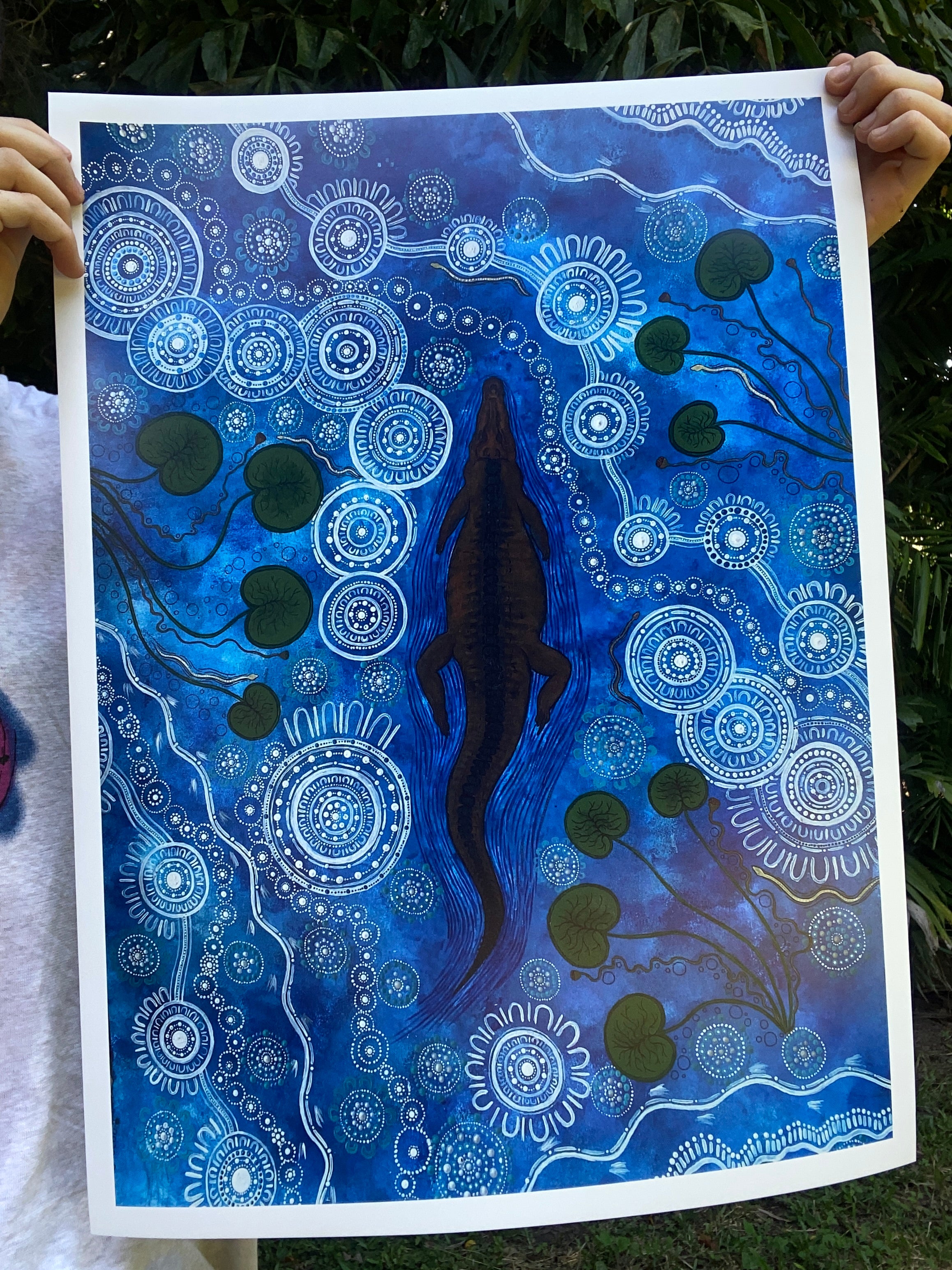 Crocodile; PRINT