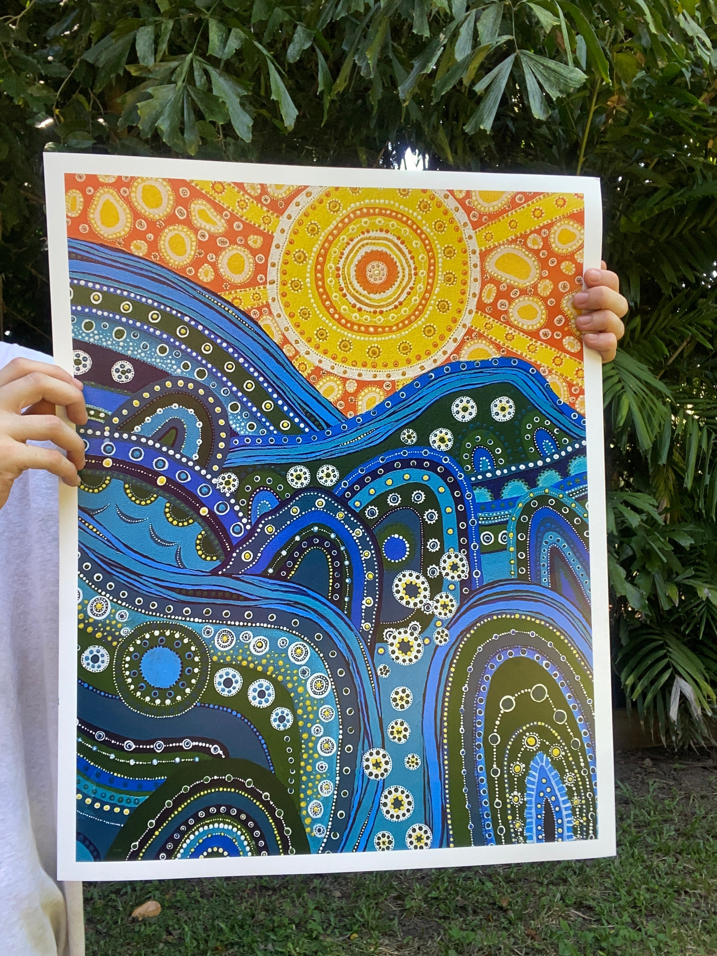 Mum’s Painting; PRINT