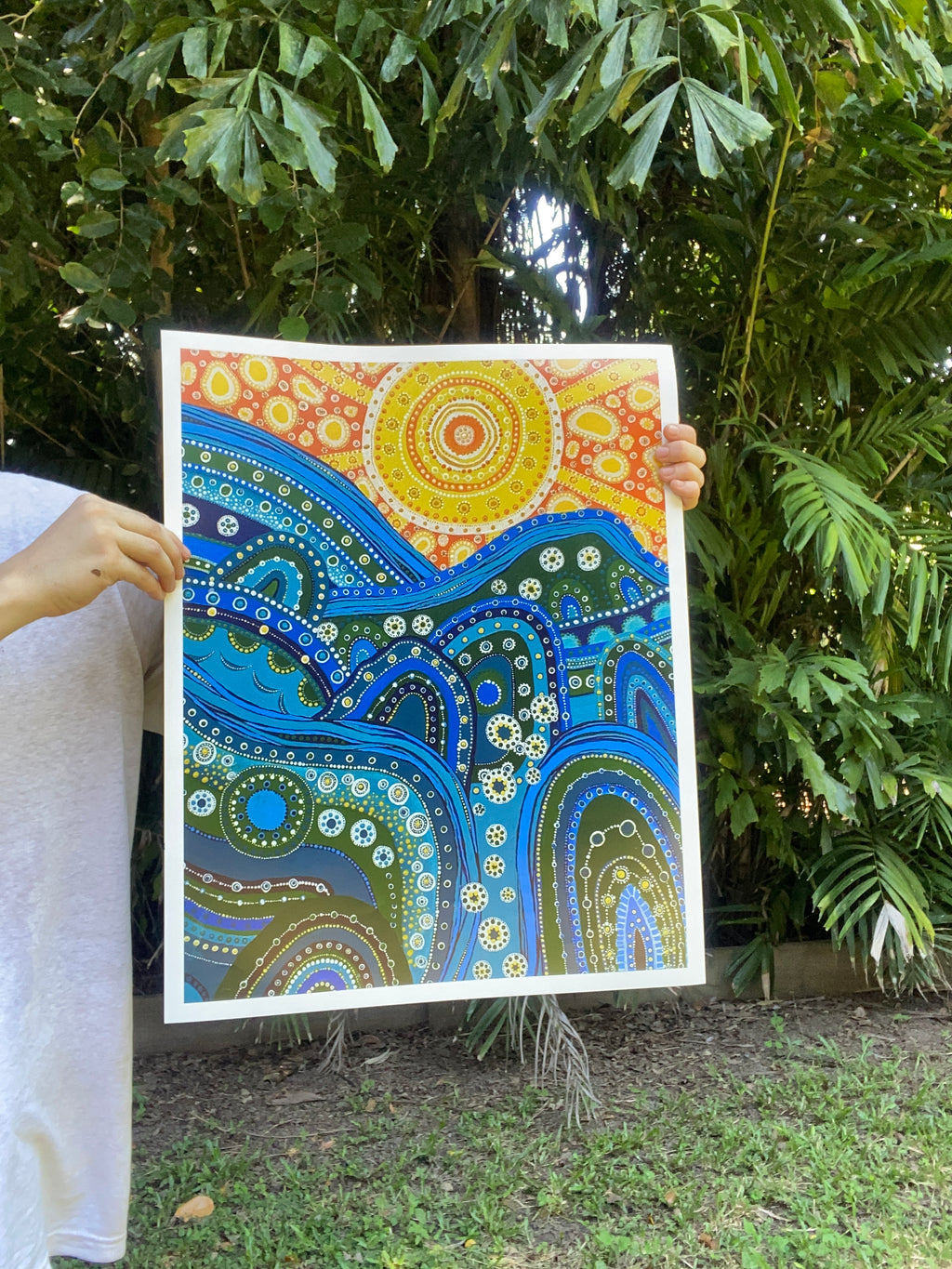 Mum’s Painting; PRINT