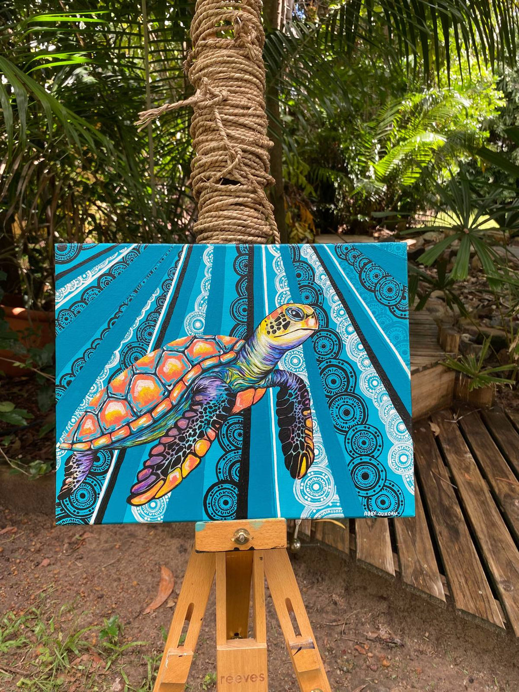 Turtle; Original Painting